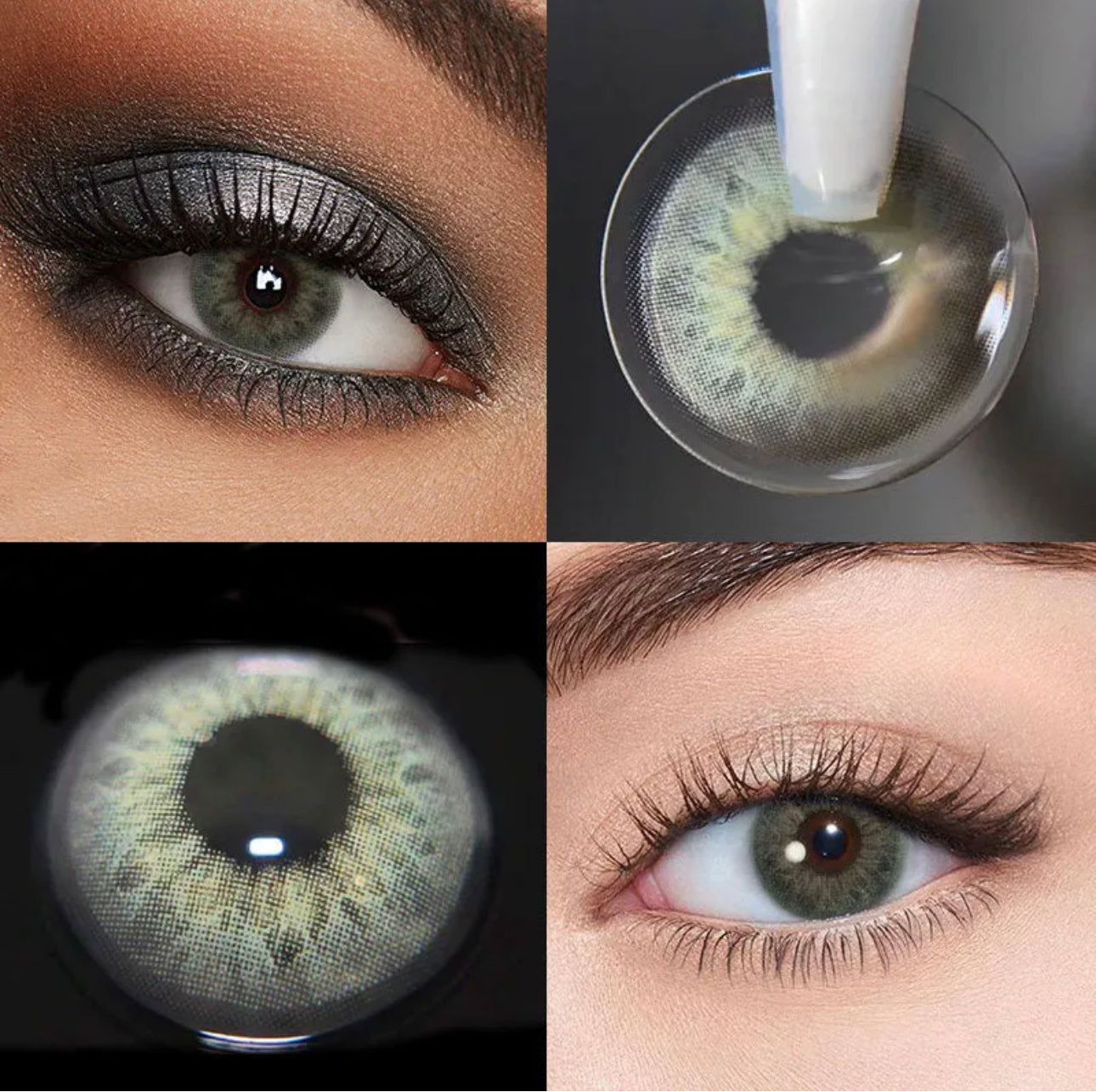 green contact lens